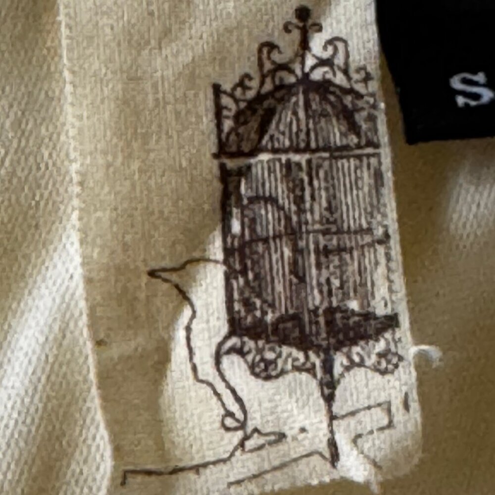 Francesca’s Birdcage Yellow & White Floral Embroidered Skirt | Size Small - Picture 4 of 7